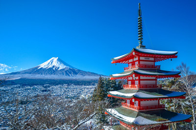 富士山。